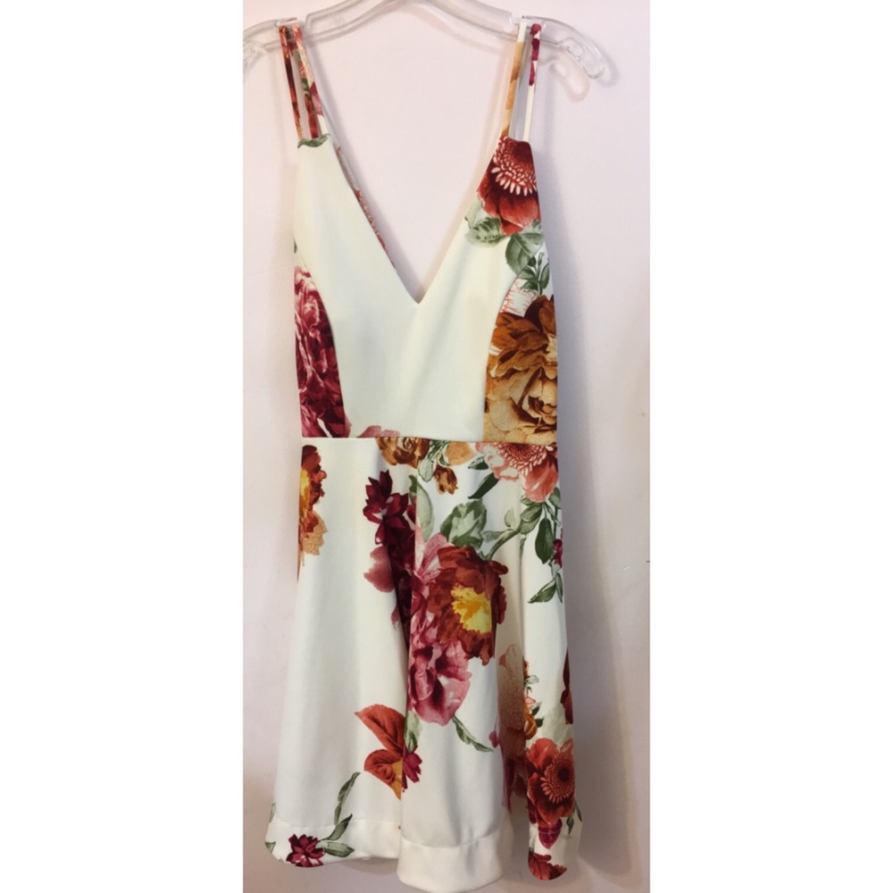 Floral mini dress